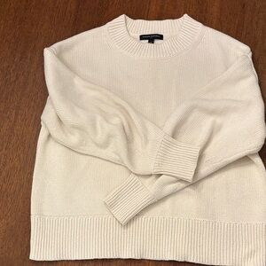 Banana Republic Ivory Knit Pullover